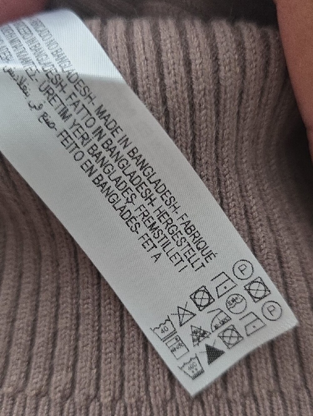 Zara Ribbed Turtleneck Crop Sweater - Mauve Pink - Picture 13 of 13